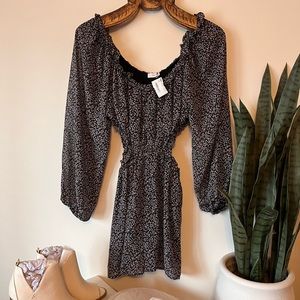 LUSH black & pink ROMPER NWT Size L